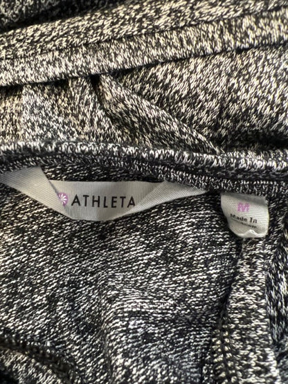 Athleta Women's Black Layered Racerback V Neck Long Sleeve Athletic Shirt - M image 3
