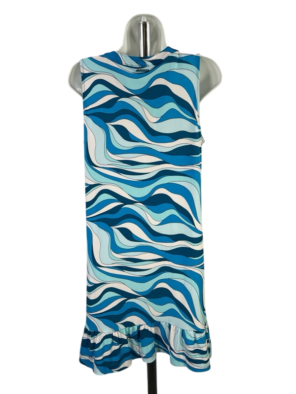 Michael Kors Women's Blue Sleeveless Shift Dress - M image 2