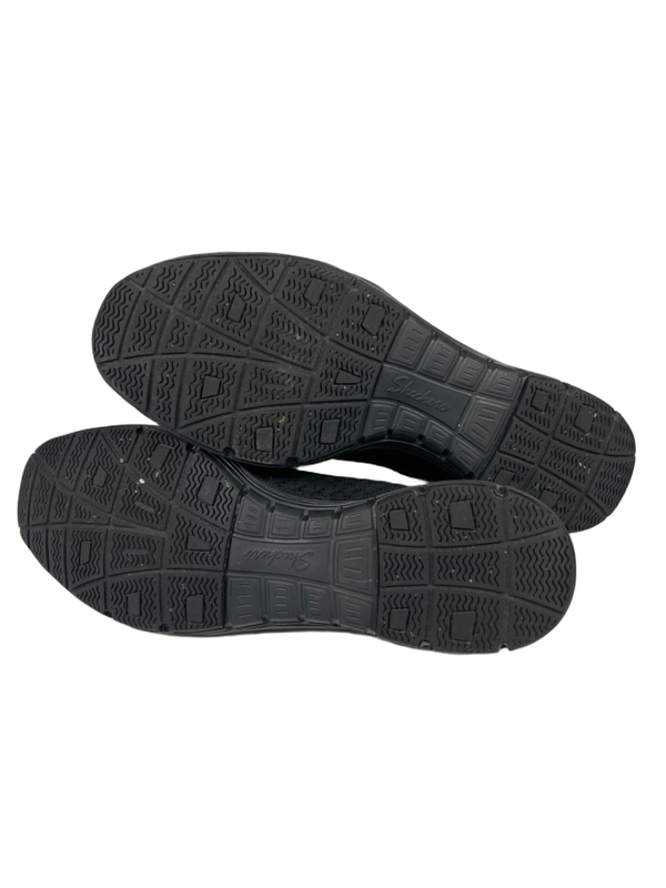 Skechers Women's Black Classic Fit Seager Stat Knit Slip On Shoes - 10 image 8