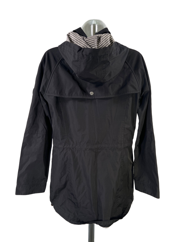 Michael Kors Women's Black Long Sleeve Hooded Rain Jacket - S image 2