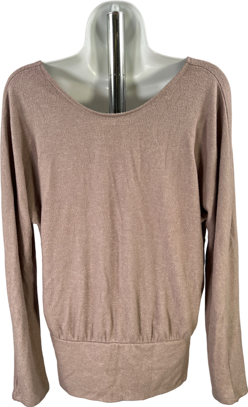 White House Black Market Women’s Gray V-Back Long Sleeve Sweater - S image 2