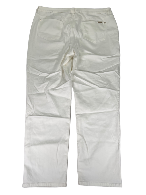 Chico's Women's White So Slimming Girlfriend Ankle Denim Jeans - 2.5/US 14 image 2