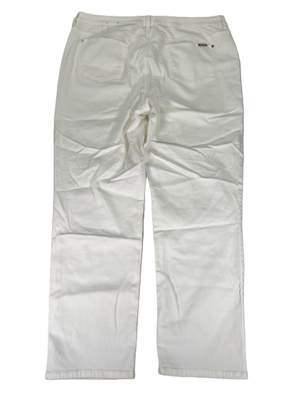 Chico's Women's White So Slimming Girlfriend Ankle Denim Jeans - 2.5/US 14 image 2