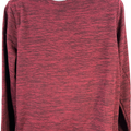 Gerry Men’s Red Heathered Long Sleeve Crewneck Sweatshirt - L