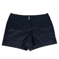 White House Black Market Women's Black Basic Cuffed Shorts - 10
