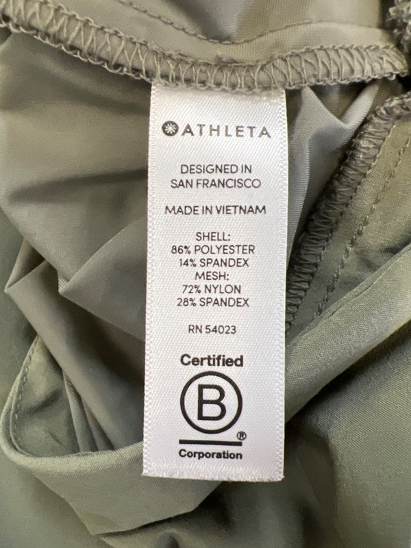 Athleta Women's Green Northstar Long Sleeve Snap Button Hiking Shirt - XS image 4