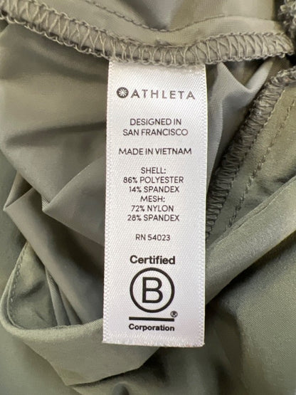 Athleta Women's Green Northstar Long Sleeve Snap Button Hiking Shirt - XS image 4
