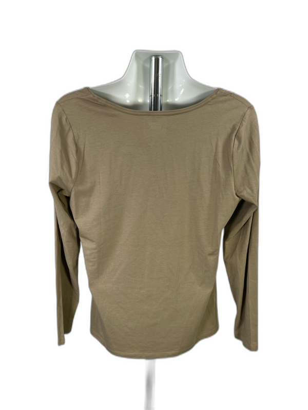 Lands End Women's Green Long Sleeve T-Shirt - L image 2