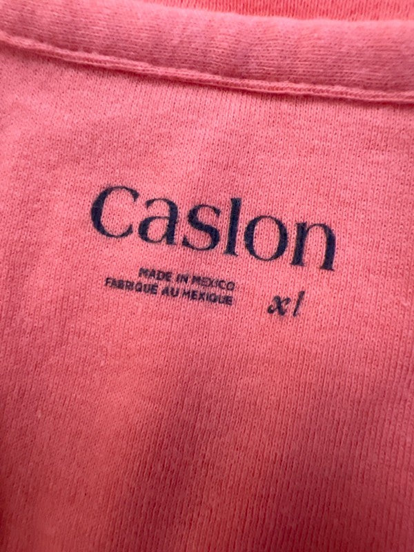 Caslon Women's Orange/Coral Scoop Neck Long Sleeve Shirt - XL image 3
