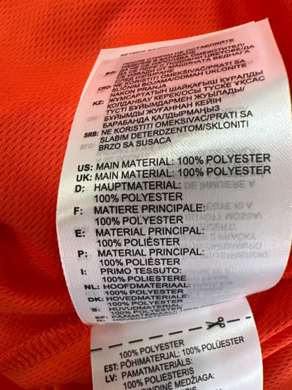 Adidas Men's Orange Short Sleeve Golf Polo Shirt - M image 4