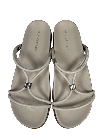 Project Cloud Women's Beige/Ivory Float Strappy Slide On Sandals - 8 image 3