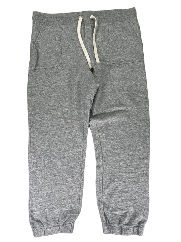 J Crew Women's Gray Vintage Fleece Relaxed Ankle Sweatpants - L