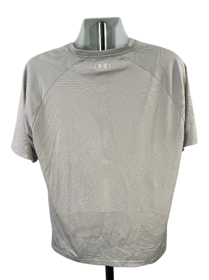 Under Armour Men's Gray Camouflage Short Sleeve Athletic T-Shirt - XL image 2