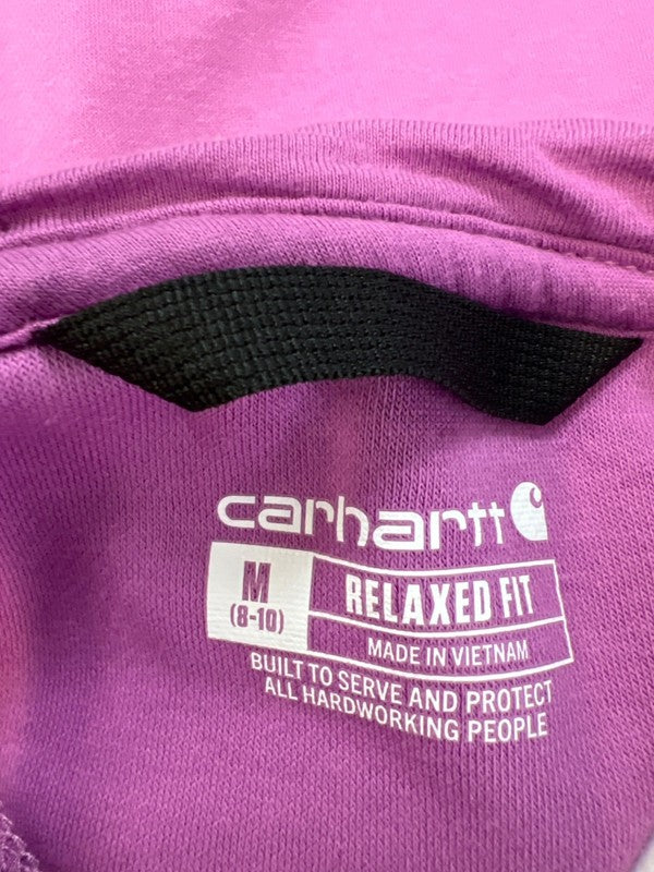 Carhartt Women’s Purple Relaxed Fit Long Sleeve Pullover Sweatshirt - M image 3