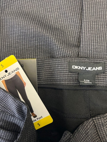 DKNY Jeans Women's Dark Gray Houndstooth Ponte Pants - S image 3
