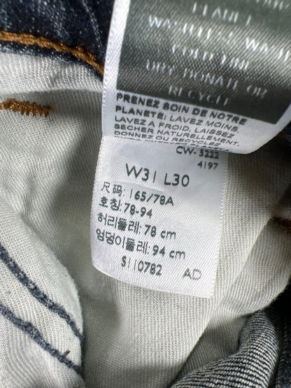 Levi's Men's Dark Wash Signature Gold Label Straight Denim Jeans - 31x30 image 4