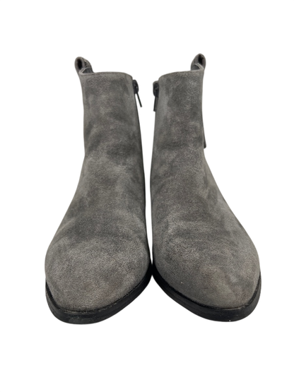 Vaneli Women's Gray Suede Side Zip Ankle Boots - 5 image 2