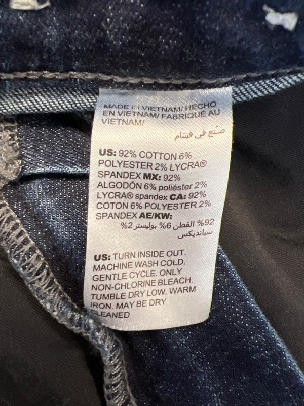 Chicos Women's Dark Wash So Slimming Girlfriend Slim Ankle Jeans - 0/US 4 Petite image 4