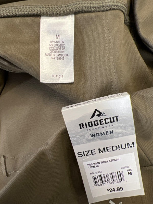 Ridgecut Toughwear Women's Green Pull On Work Leggings - M image 4