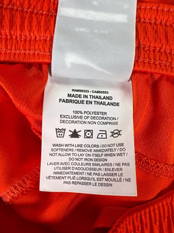 Nike Women's Orange/Black Dri-Fit Laser V Athletic Soccer Shorts - M image 4