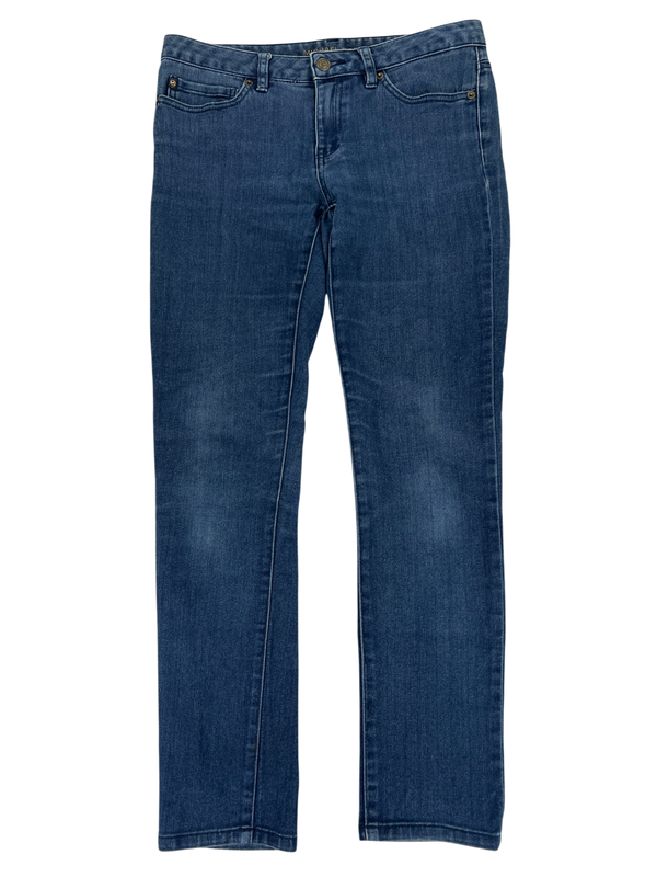 Michael Kors Women's Medium Wash Cotton Blend Skinny Denim Jeans - 6