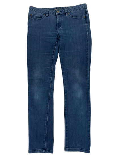 Michael Kors Women's Medium Wash Cotton Blend Skinny Denim Jeans - 6