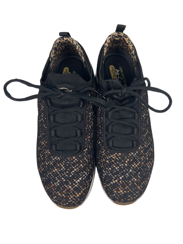 Skechers Women's Black/Brown Air Element 2.0 Lace Up Training Sneakers - 9 image 3