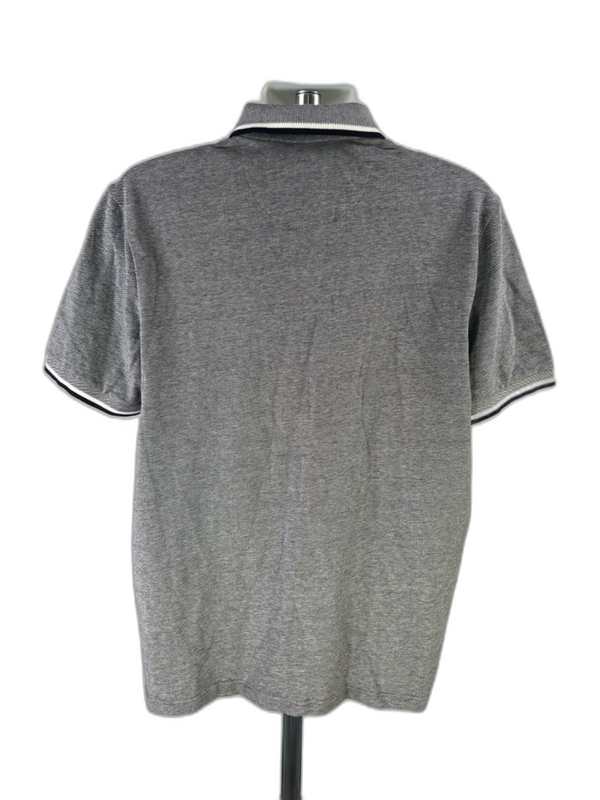 Chaps Men's Black/White Birdseye Short Sleeve Polo Shirt - XL image 2