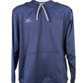 Mizuno Men's Navy Blue Performance Athletic Pullover Hoodie Sweatshirt - M