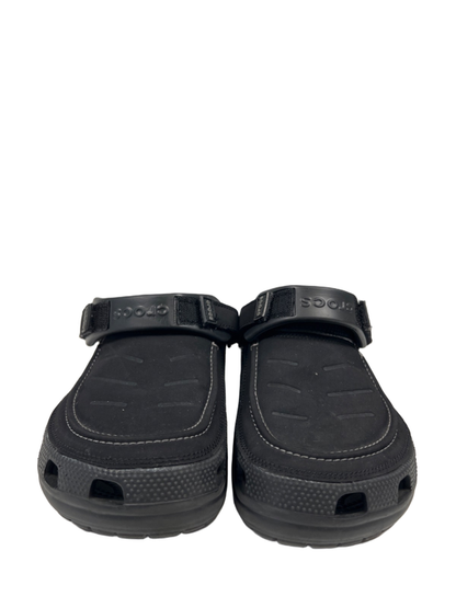 Crocs Men's Black Yukon Vista II Literide Slide On Adjustable Clog Sandal - 9 image 2