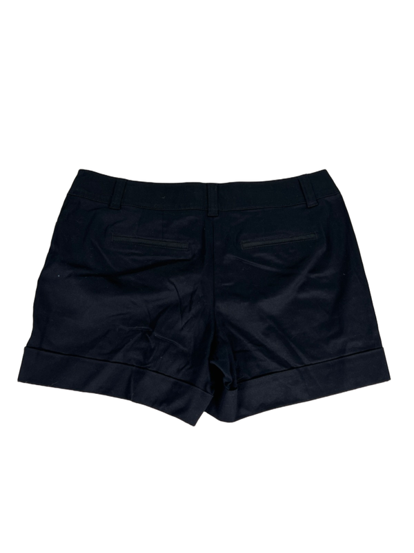 White House Black Market Women's Black Basic Cuffed Shorts - 10 image 2