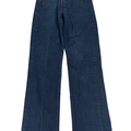 Levis Men's Dark Wash Button Fly Straight Leg Denim Jeans - 28x30