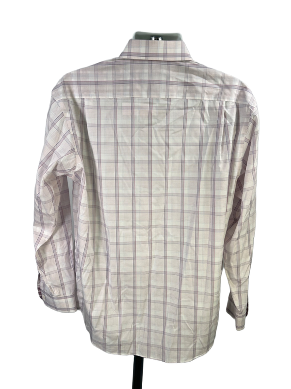 Jos A Banks Men's Mullticolor Plaid Traditional Long Sleeve Button Up Shirt - L image 2