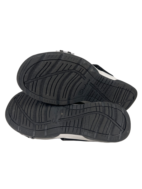 Skechers Women's Black Arch Fit Reggae Sport Slingback Open Toe Sandals - 8 image 8