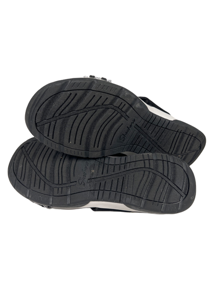 Skechers Women's Black Arch Fit Reggae Sport Slingback Open Toe Sandals - 8 image 8
