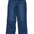 Nine West Women's Dark Wash Gramercy Crop Distressed Denim Jeans - 10