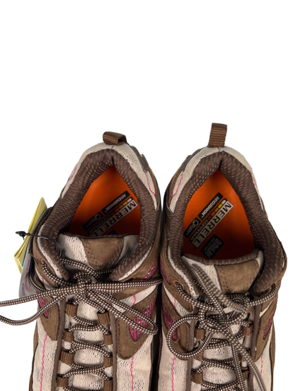 Merrell Women's Brown/Pink Siren Sync Ortholite Lace Up Hiking Shoes - 6.5 image 3