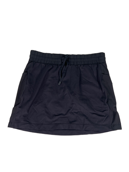 Athleta Women's Black Lined Scrunch Waist Athletic Mini Skort - S
