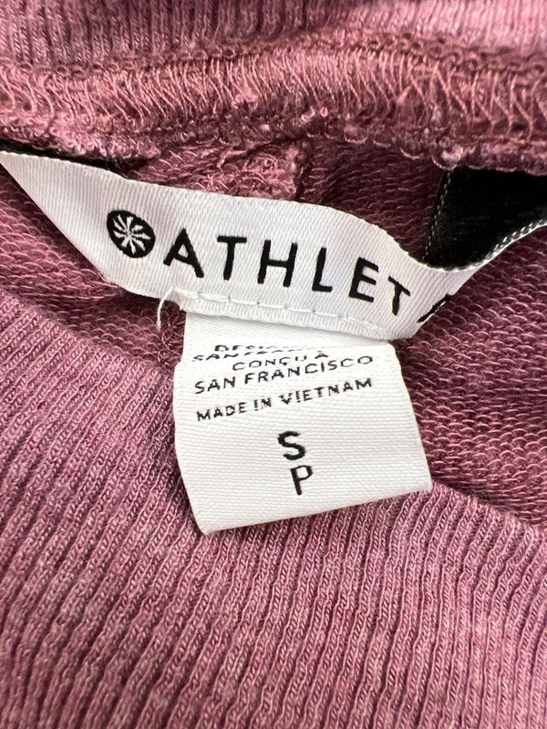 Athleta Women’s Pink Off The Shoulder Studio Barre Sweatshirt - S image 3
