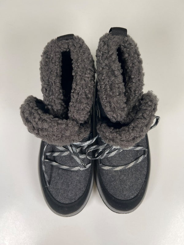 Clarks Cloudsteppers Women’s Black/Gray Breeze Glacier Ankle Boots - 6.5 image 3