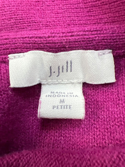 J.Jill Women’s Purple Soft Long Sleeve Button Up Cardigan Sweater - M Petite image 3