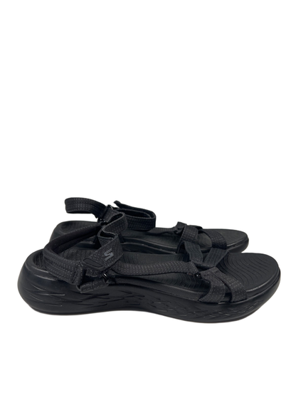 Skechers Women's Black On-The-Go 600 Brilliancy Slingback Sport Sandals - 8