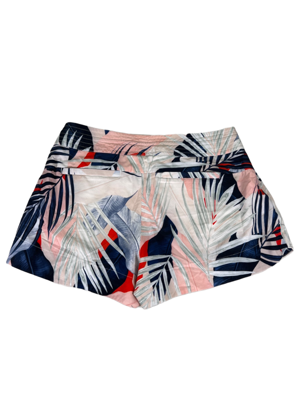 Athleta Women's Blue/Coral Hudson Board Snap Button Swim Shorts - 8 image 2