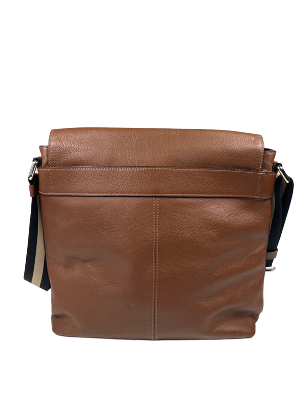 Coach Men's Brown Charles Leather Shoulder Strap Messenger Bag image 4