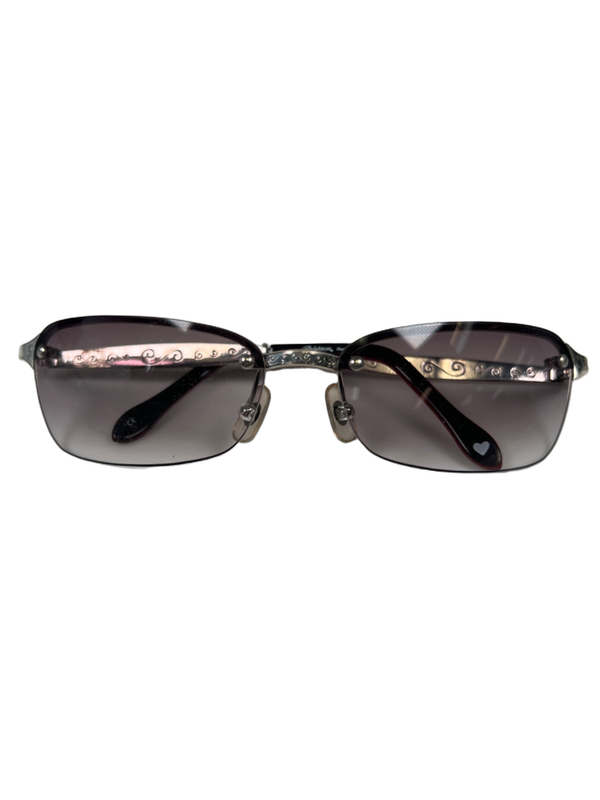 Brighton Women's Silver/Red Heartbeat Sunglasses W/ Tin Box image 2