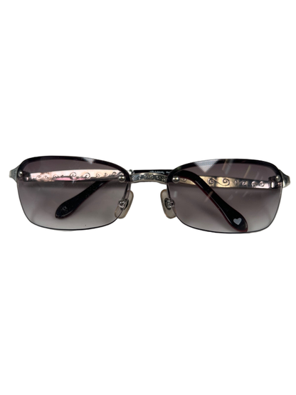 Brighton Women's Silver/Red Heartbeat Sunglasses W/ Tin Box image 2