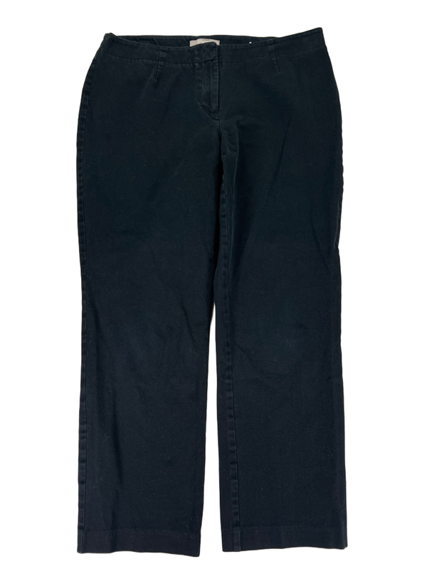 Chico's Women's Black Ankle Dress Pants - 2 Plus Short/12 Short