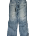 White House Black Market Women's Light Wash Straight Crop Denim Jeans - 0