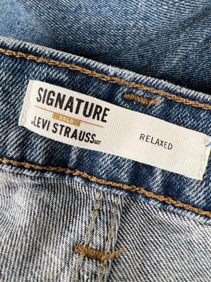Levi's Men's Medium Wash Signature Gold Relaxed Denim Jeans - 40x30 image 3