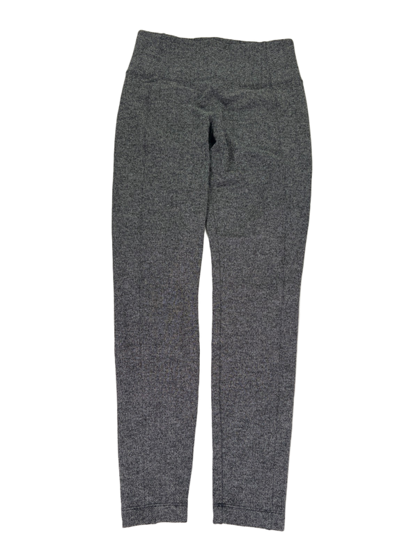 Athleta Women's Dark Brown Delancey Herringbone Tight Leggings - XS